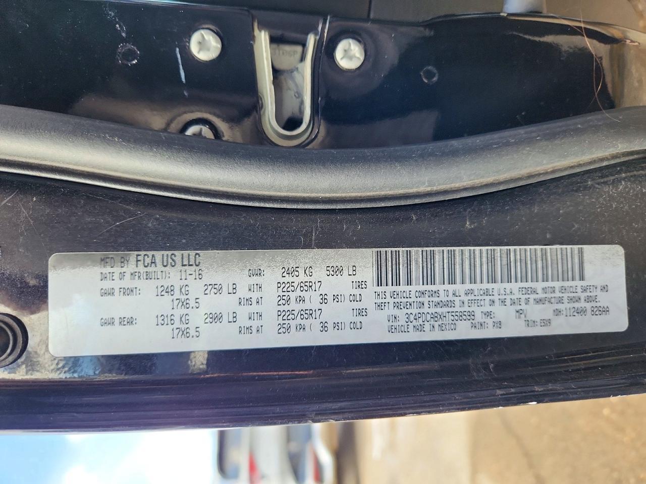 2017 Dodge Journey se
