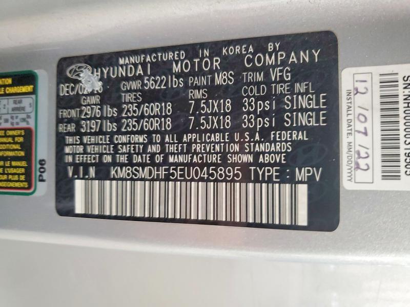 2014 Hyundai Santa fe gls