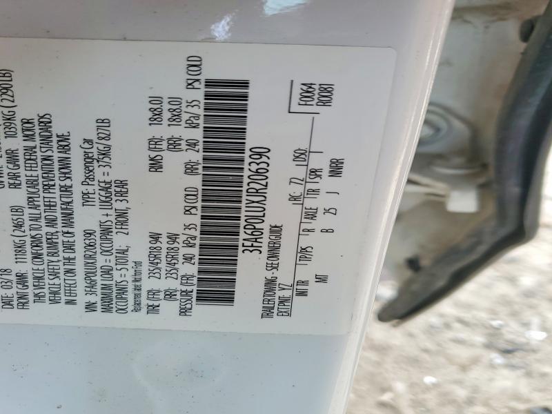 2018 Ford Fusion se Hybrid