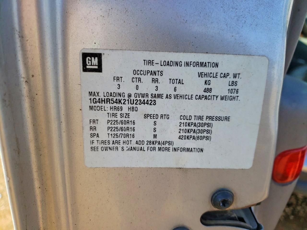 2001 Buick Lesabre Limited