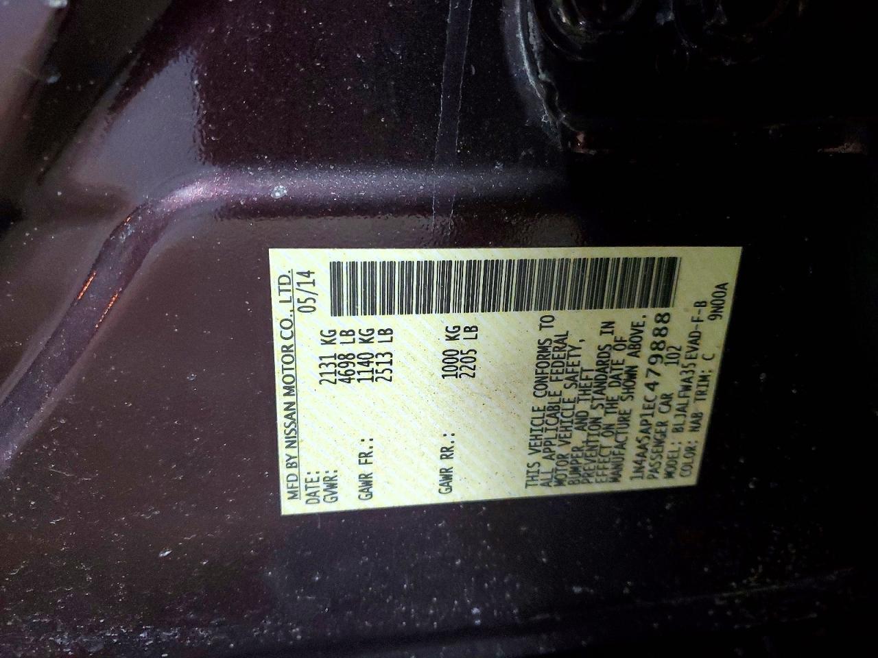 2014 Nissan Maxima 3.5 s