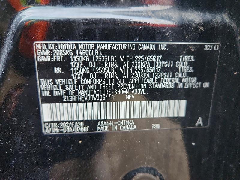2013 Toyota Rav4 xle