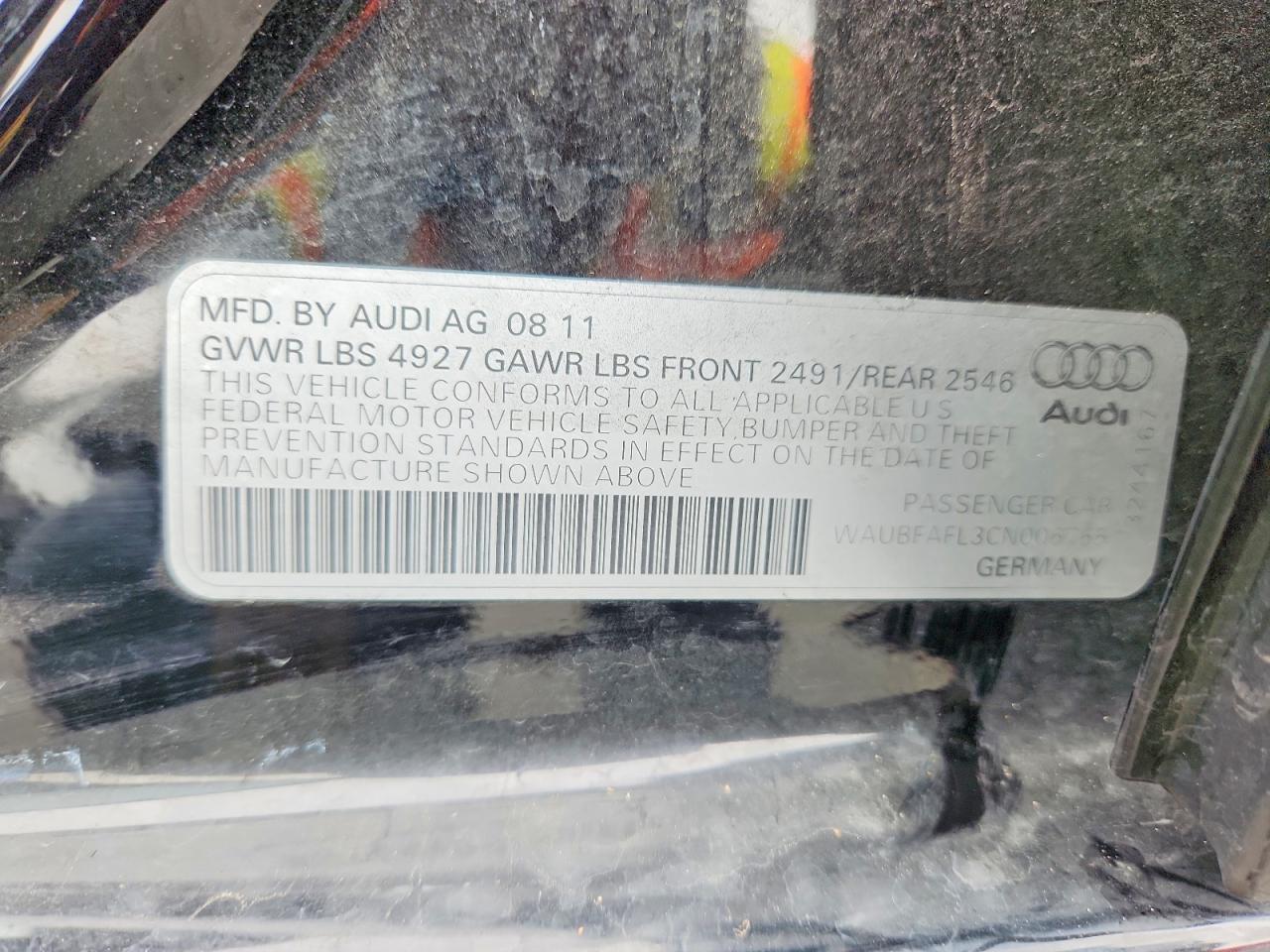 2012 Audi A4 Premium