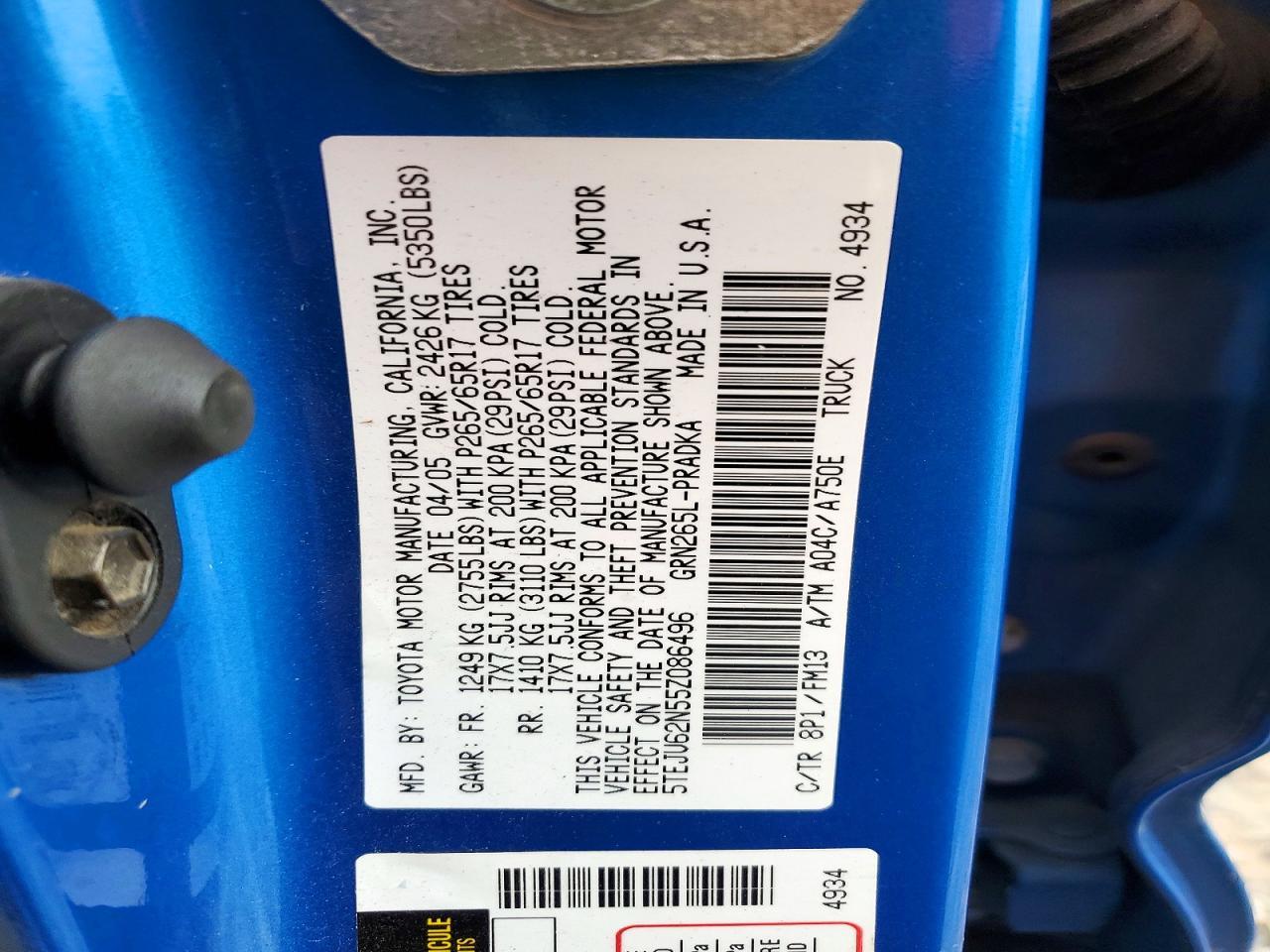 2005 Toyota Tacoma Double Cab Prerunner