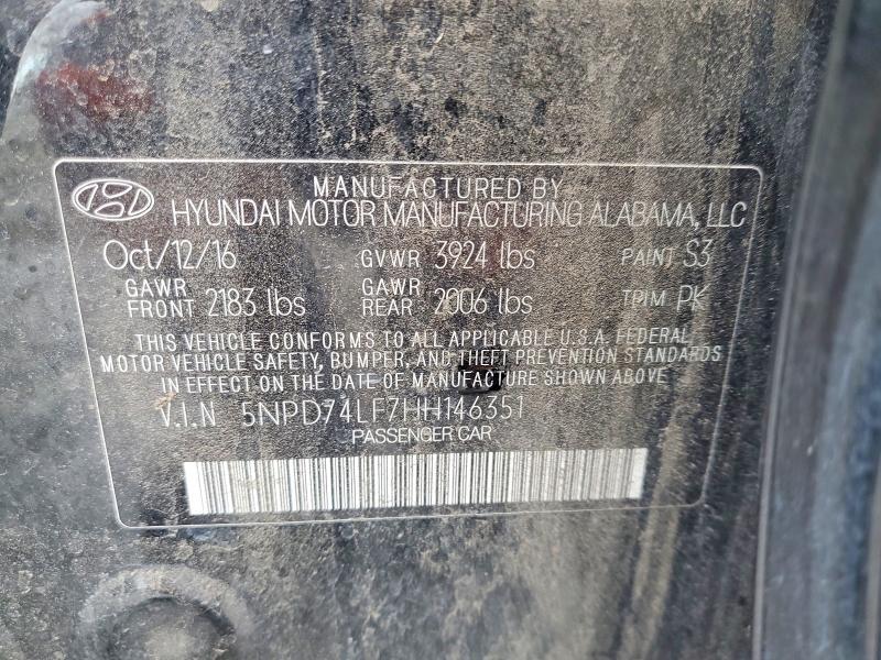 2017 Hyundai Elantra se