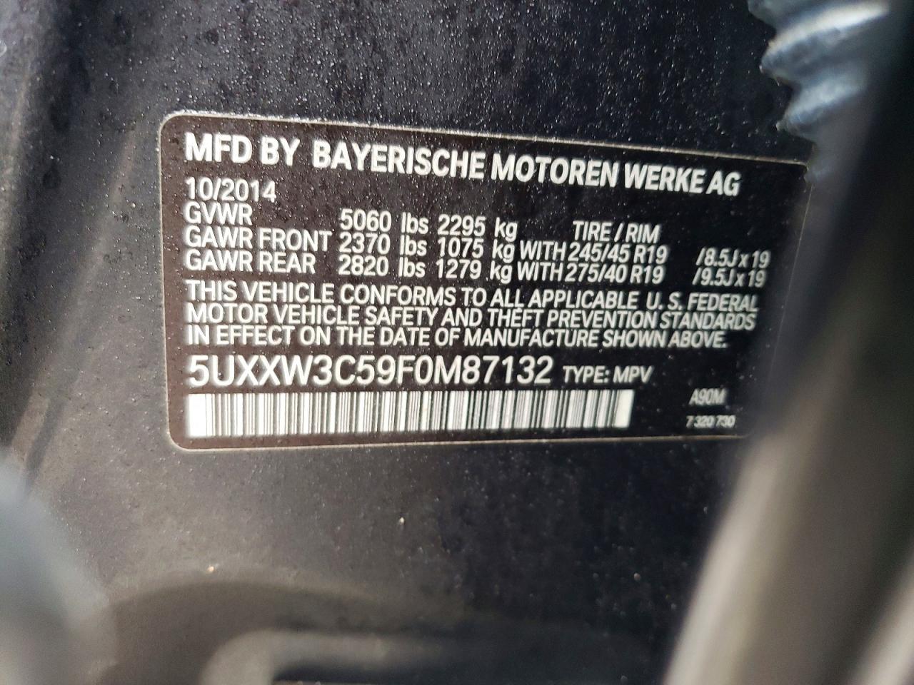 2015 BMW X4 Xdrive28i