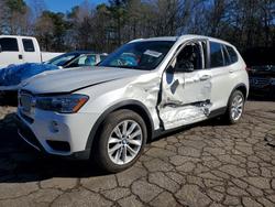 Salvage cars for sale from Copart Austell, GA: 2017 BMW X3 Sdrive28i