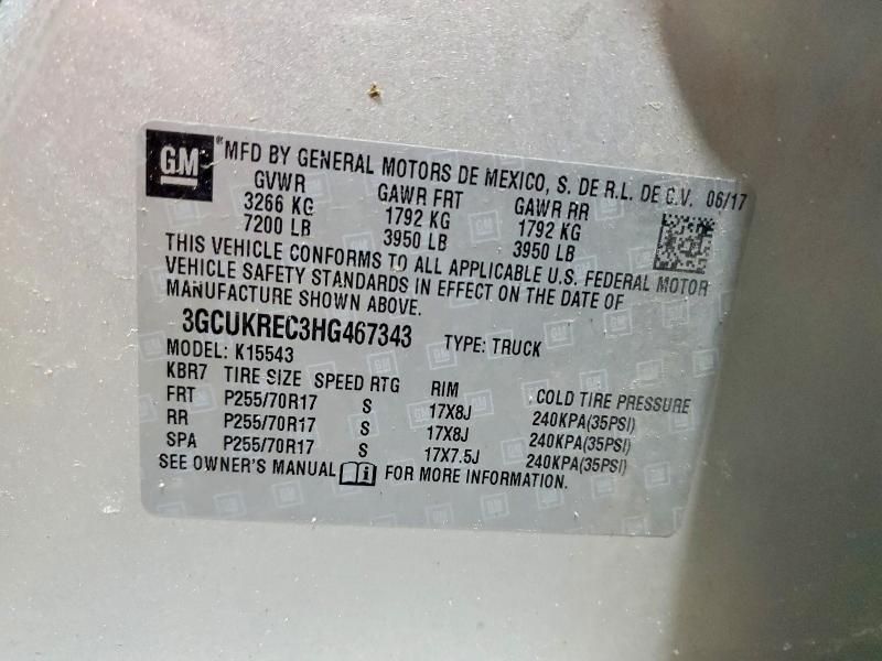 2017 Chevrolet Silverado K1500 LT