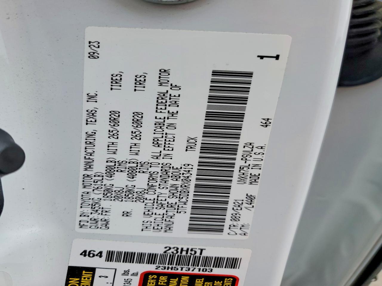 2024 Toyota Tundra Limited HV