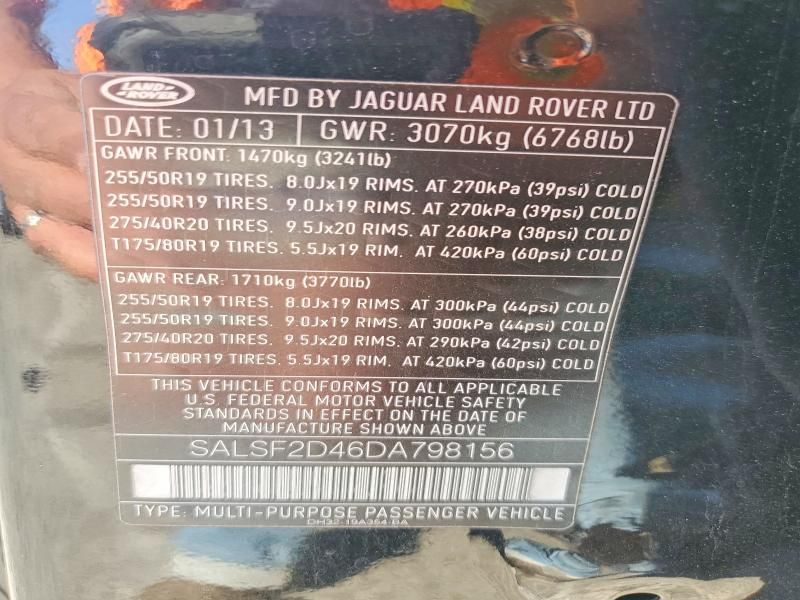 2013 Land Rover Range Rover Sport hse