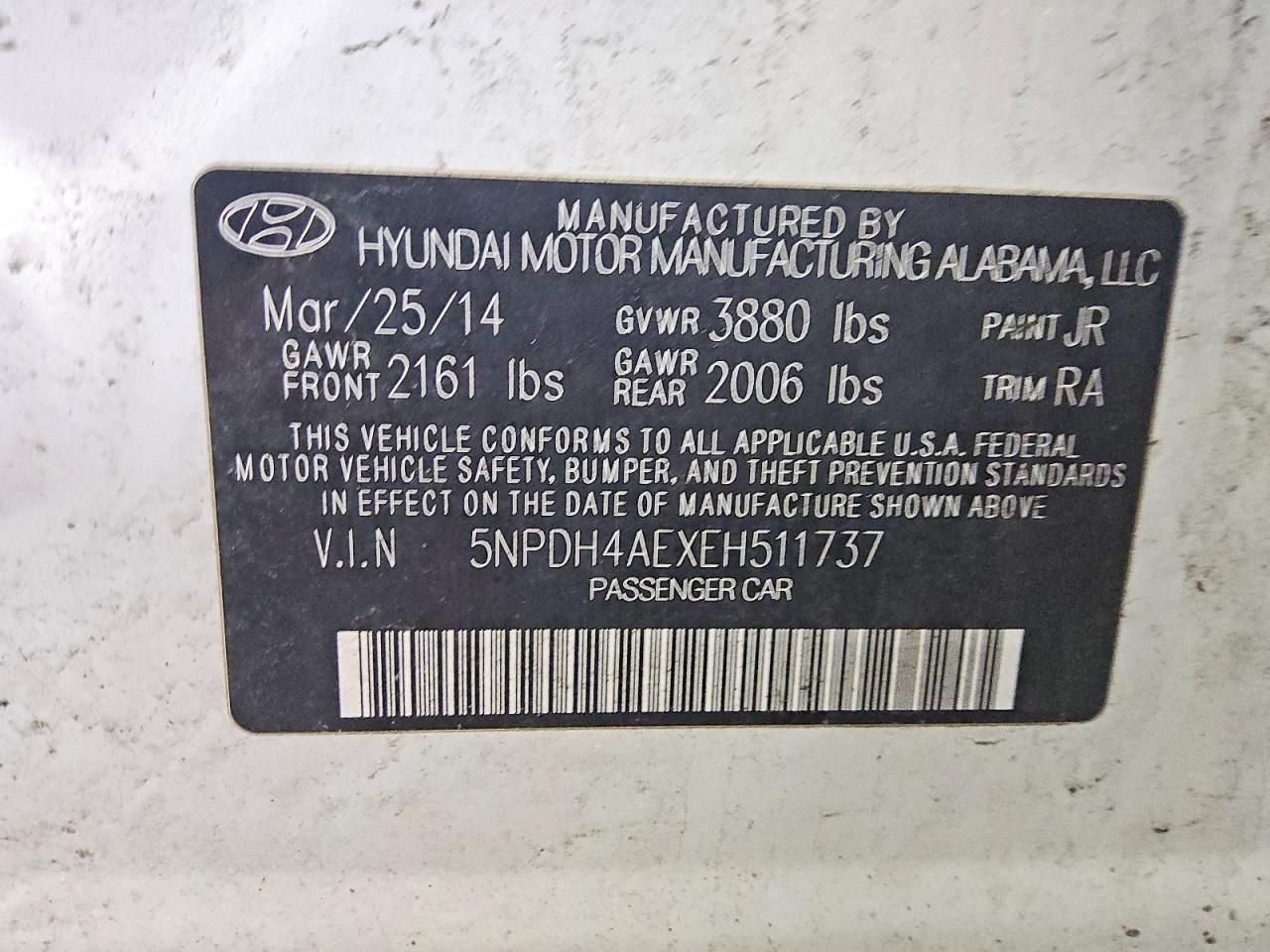 2014 Hyundai Elantra se