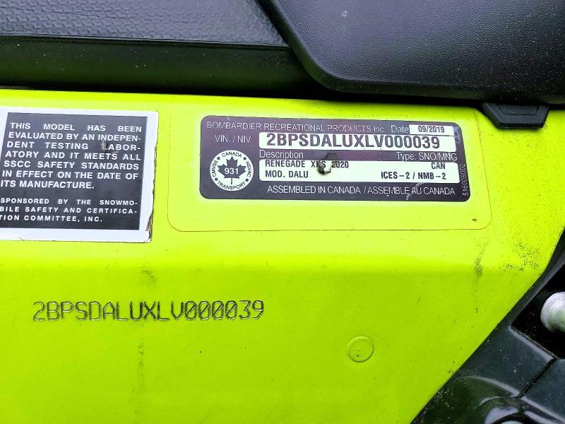 2020 Skidoo Summit X85