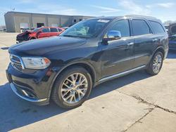 Dodge salvage cars for sale: 2015 Dodge Durango Citadel