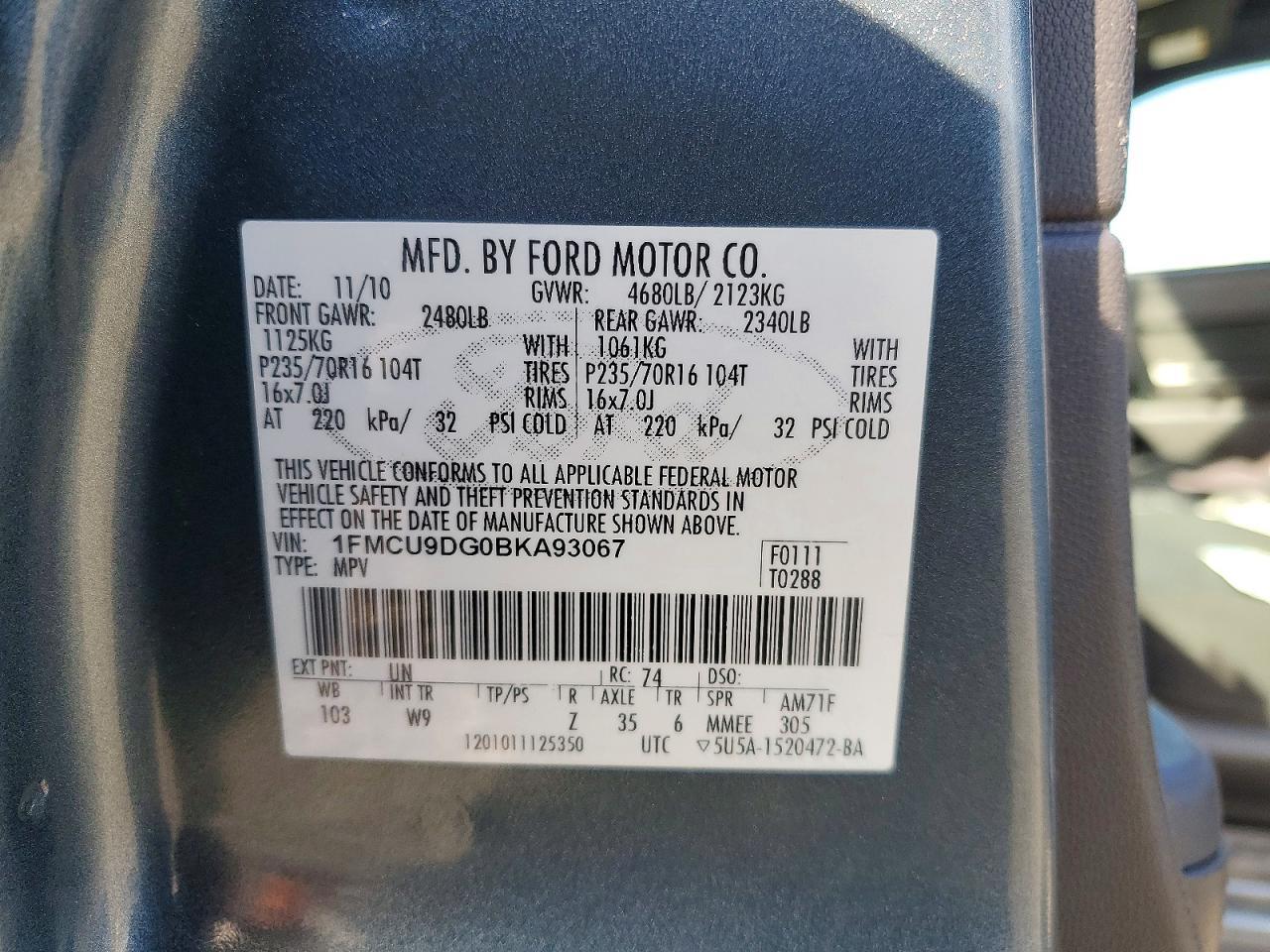 2011 Ford Escape xlt