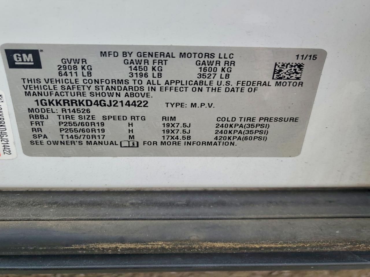 2016 GMC Acadia Slt-1