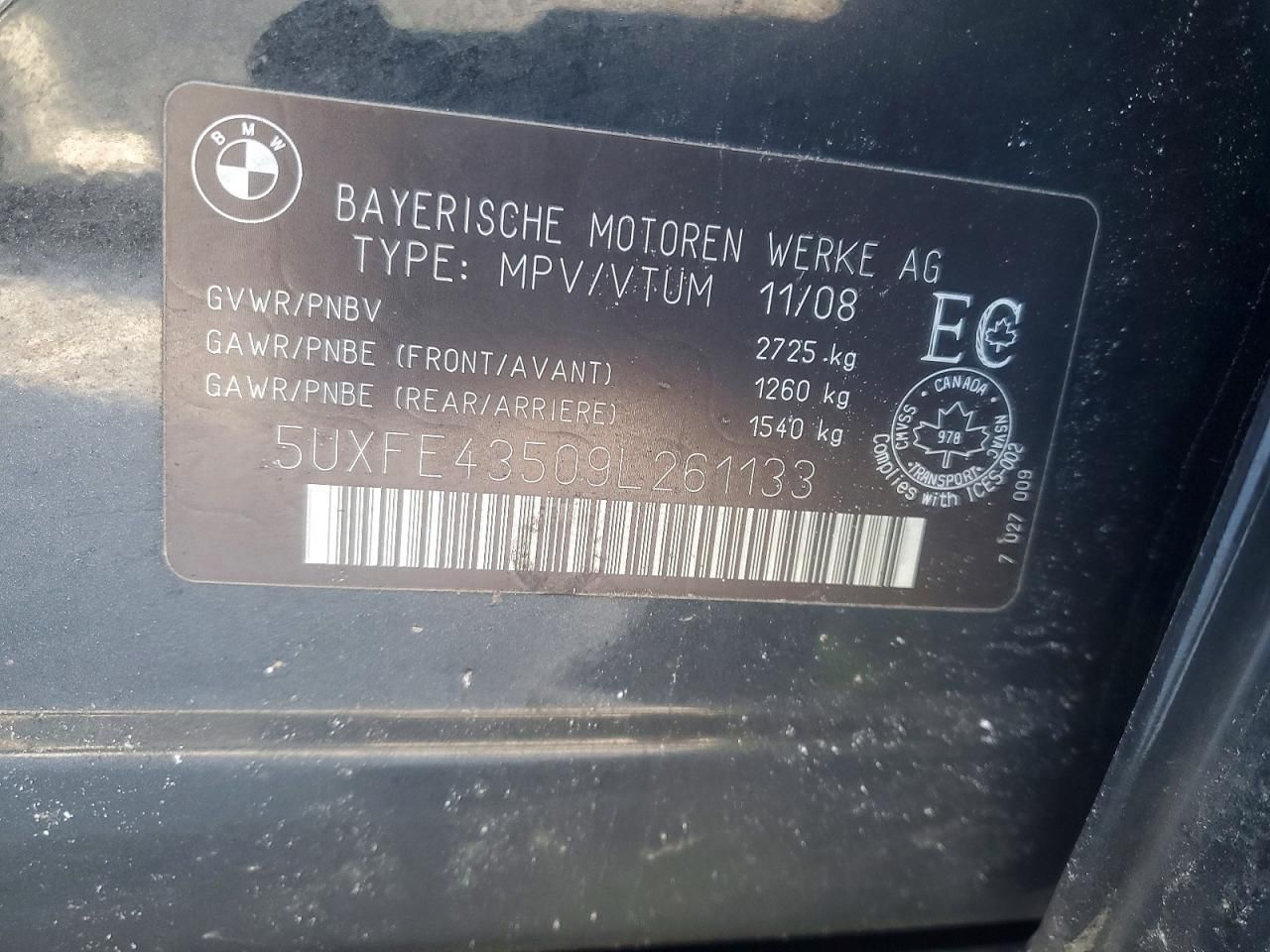 2009 BMW X5 Xdrive30i