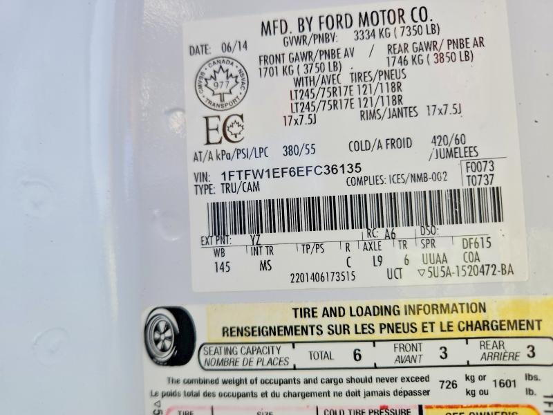 2014 Ford F150 Supercrew