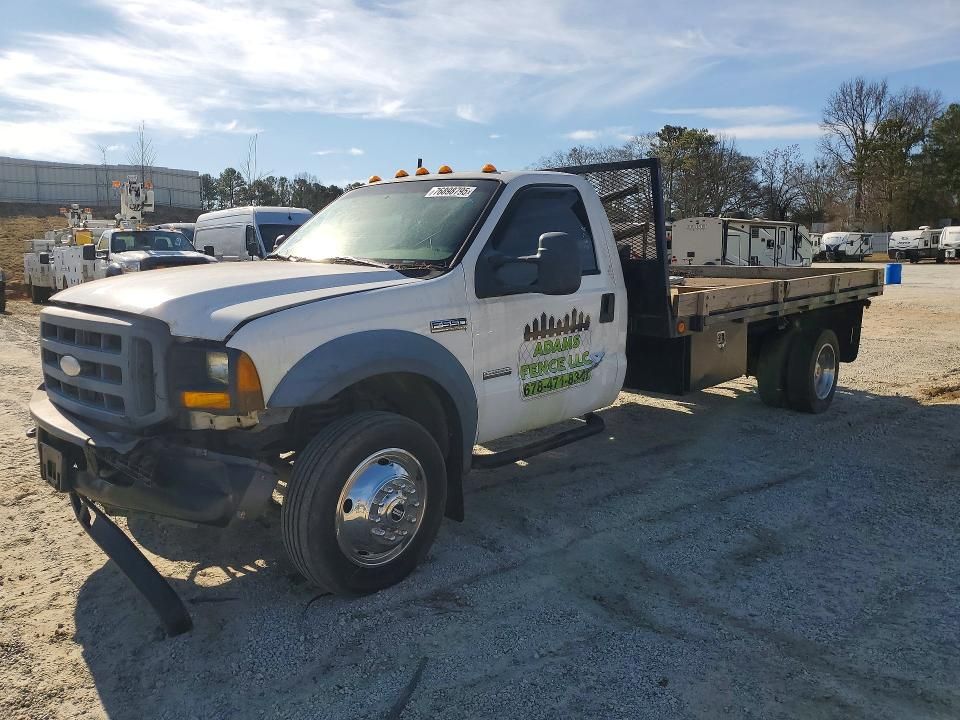 2007 Ford F550 Super Duty Flatbed Truck