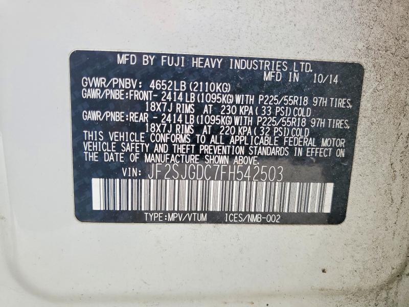 2015 Subaru Forester 2.0xt Premium