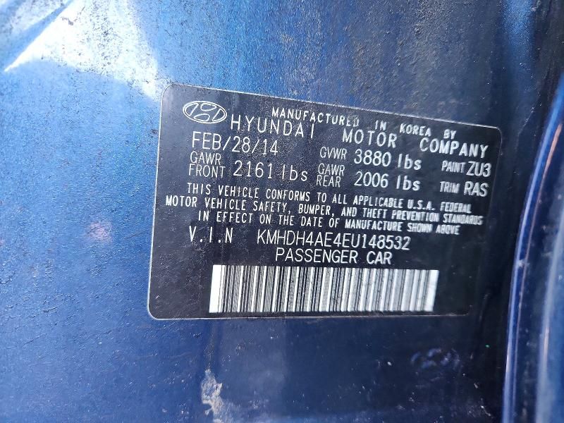 2014 Hyundai Elantra se