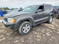 Jeep salvage cars for sale: 2005 Jeep Grand Cherokee Limited