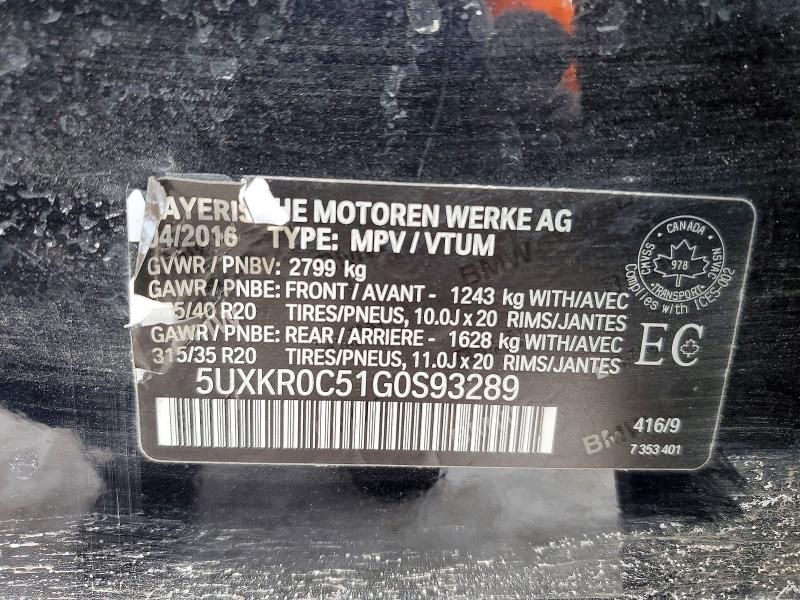 2016 BMW X5 Xdrive35i