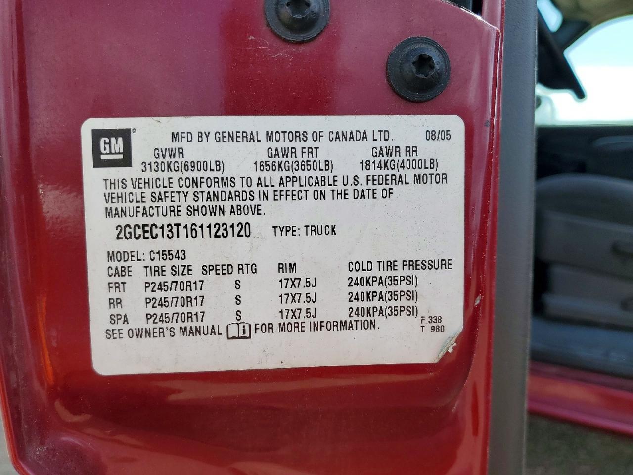 2006 Chevrolet Silverado C1500