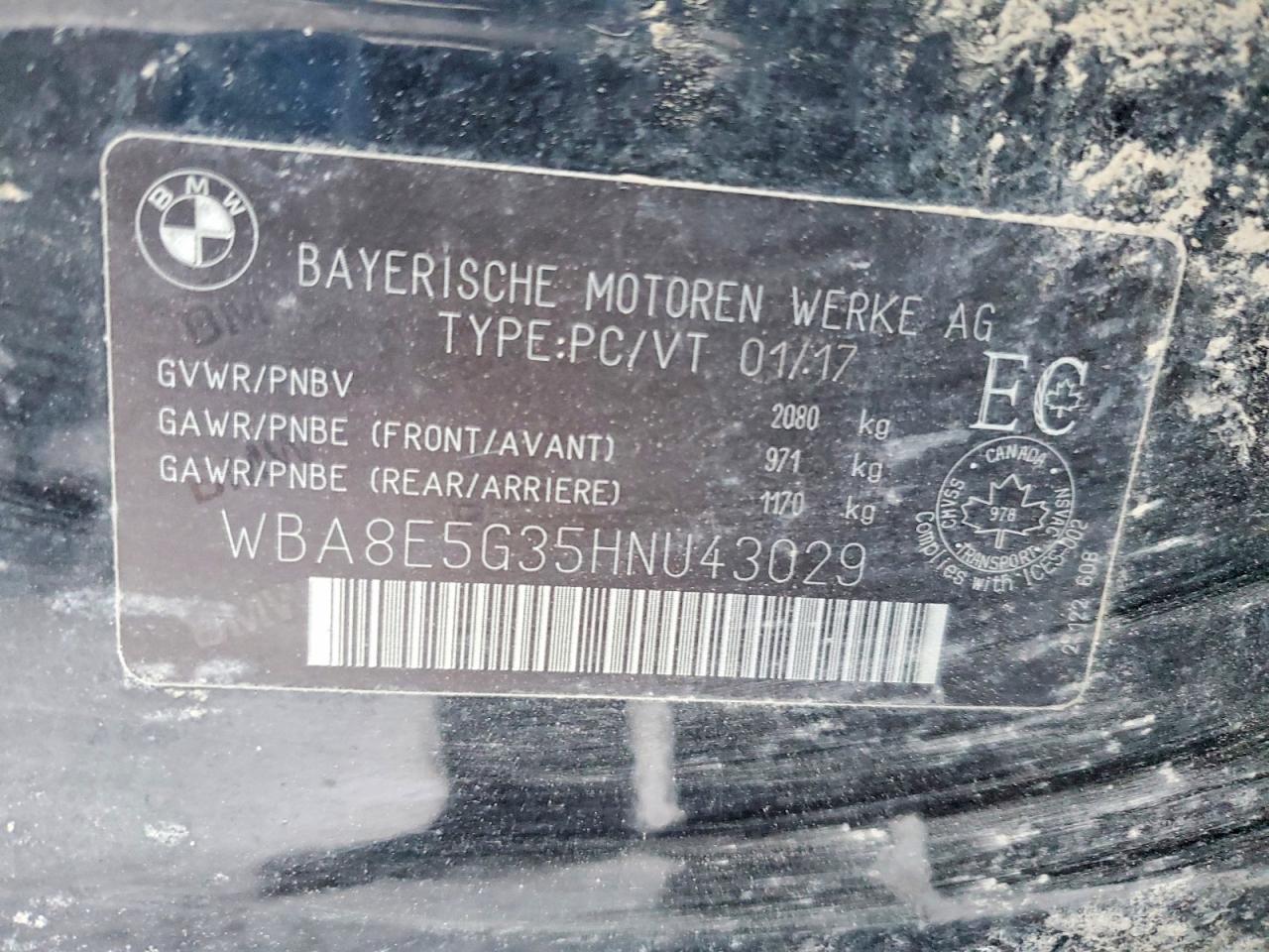 2017 BMW 320 xi