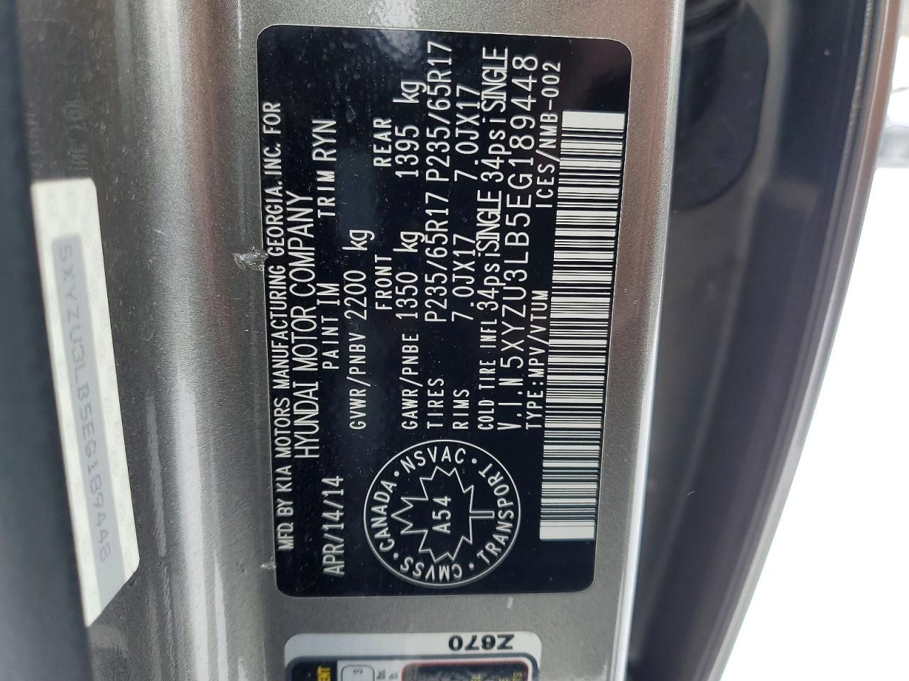 2014 Hyundai Santa fe Sport