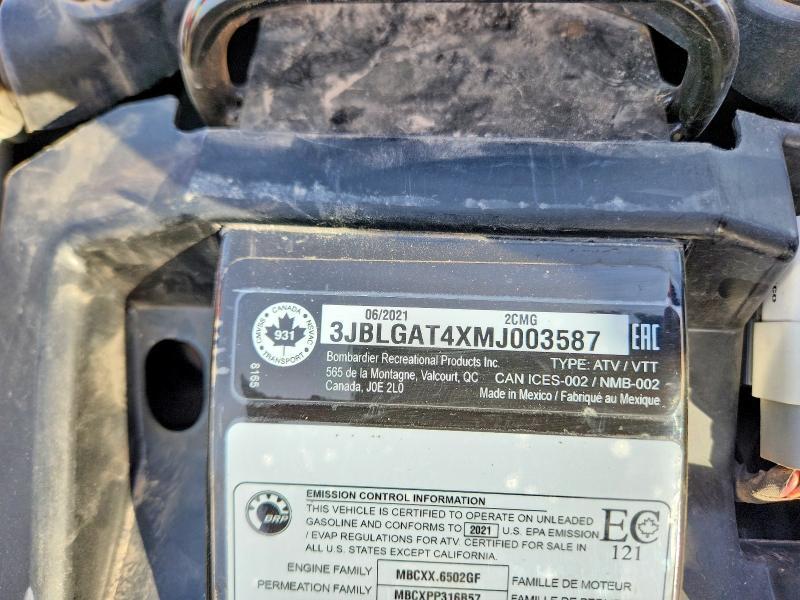 2021 Can-Am Outlander ATV