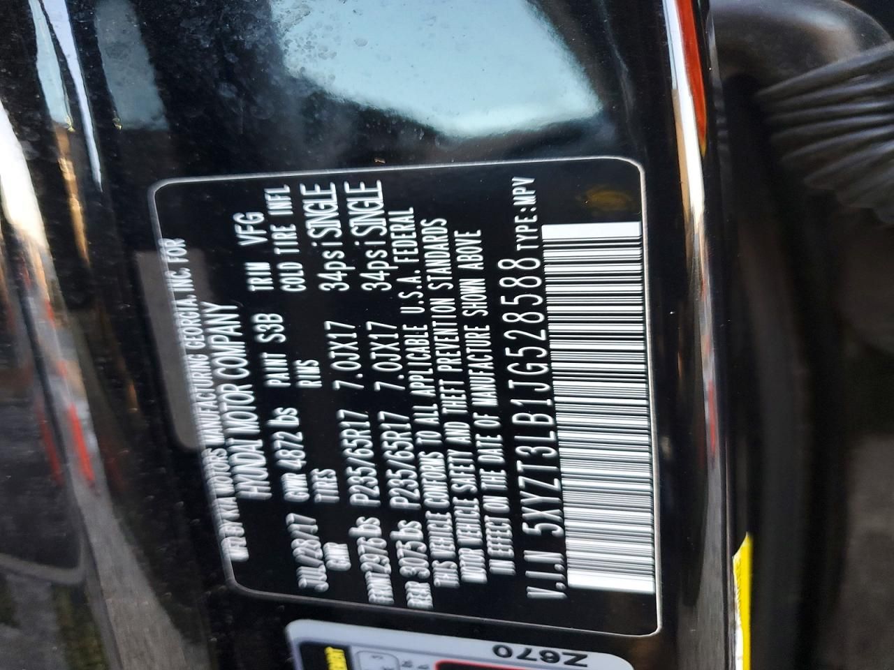 2018 Hyundai Santa fe