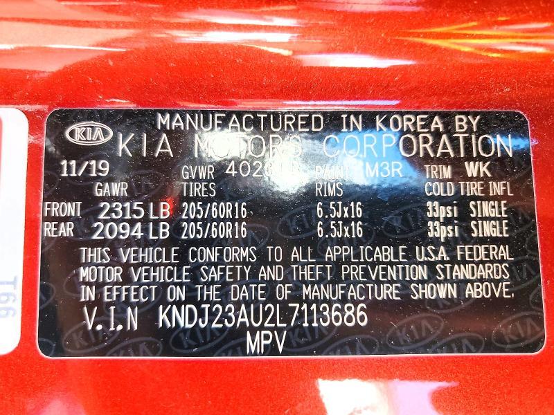 2020 KIA Soul lx