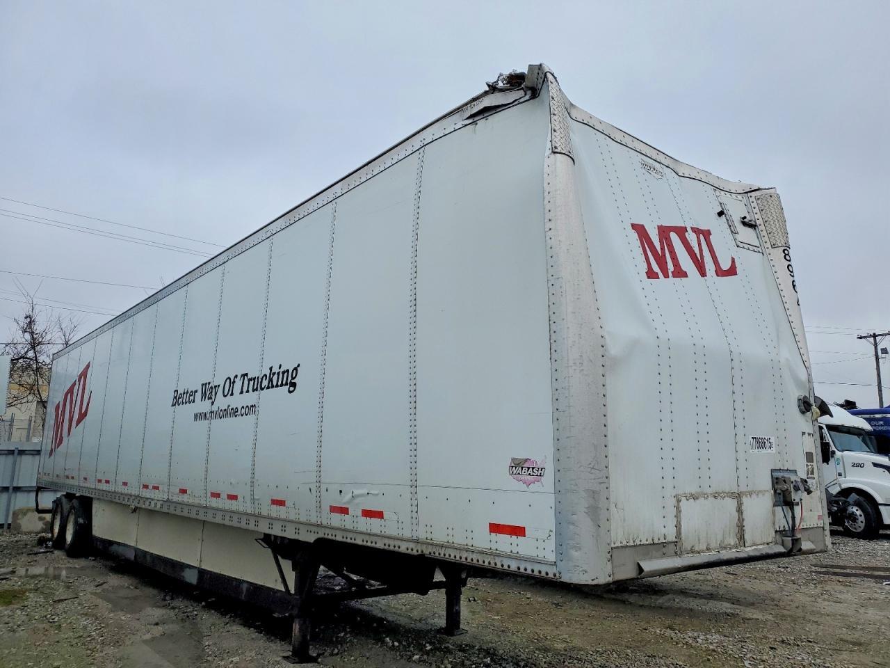 2015 Wabash SH Dvcvhpc DRY Van Trailer