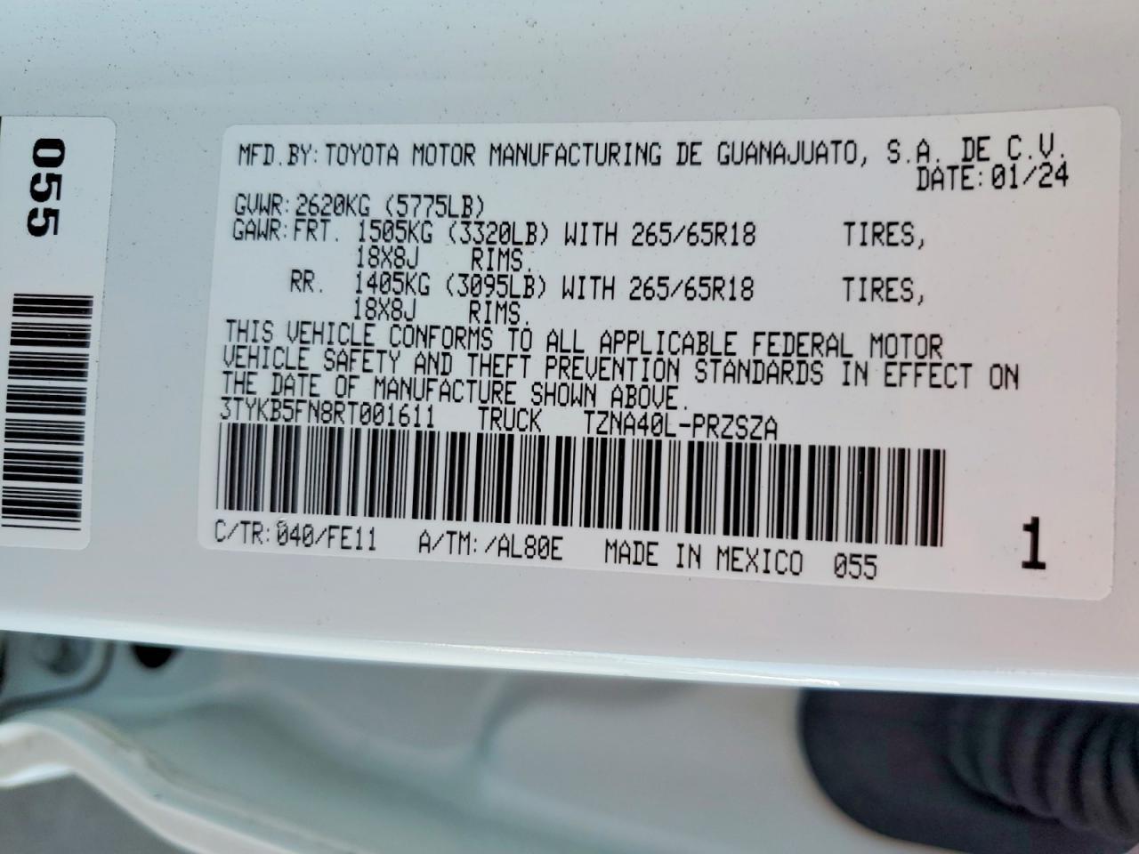 2024 Toyota Tacoma TRD Sport