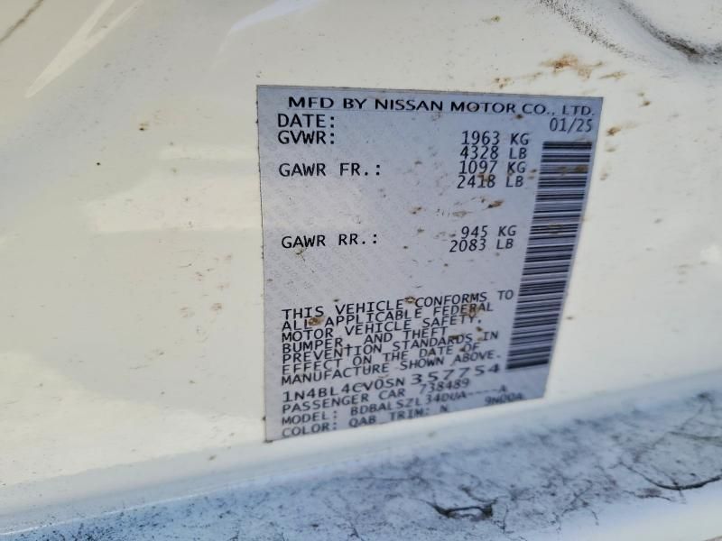 2025 Nissan Altima sr