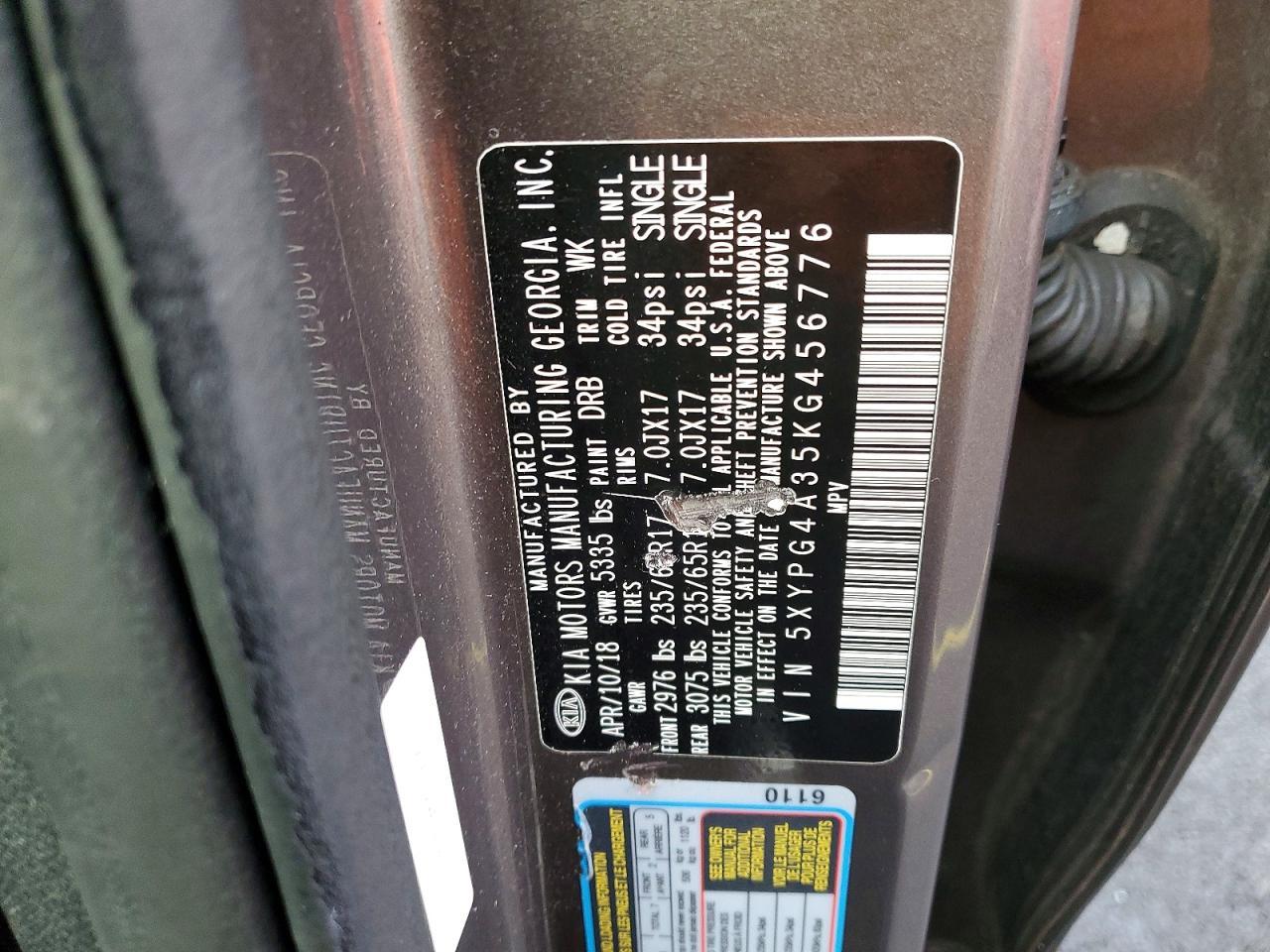 2019 KIA Sorento l