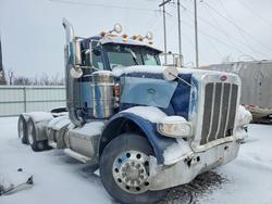Salvage trucks for sale at Leroy, NY auction: 2016 Peterbilt 389 Semi Truck