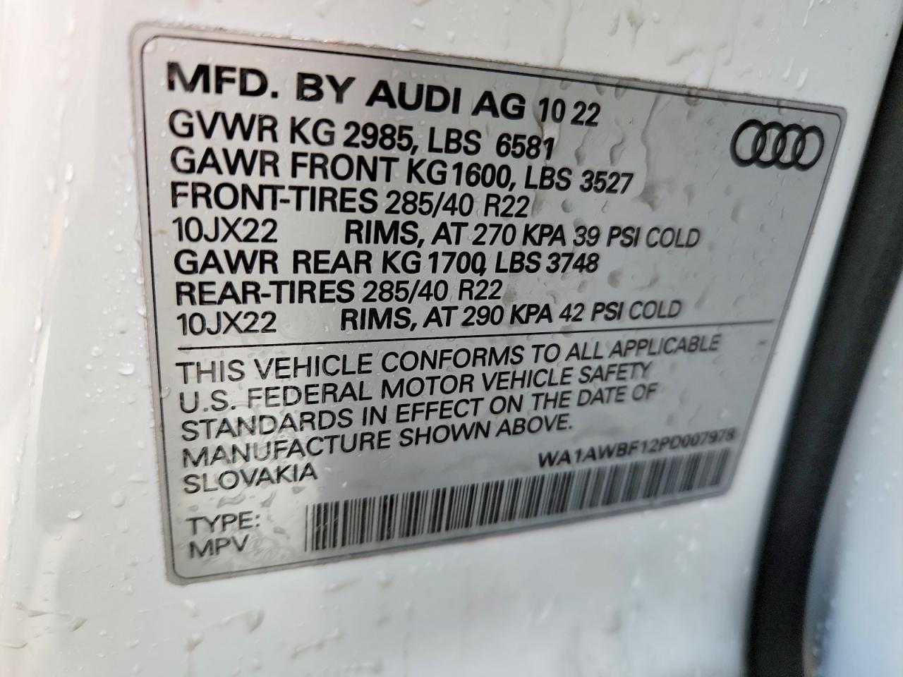 2023 Audi SQ8 Premium Plus