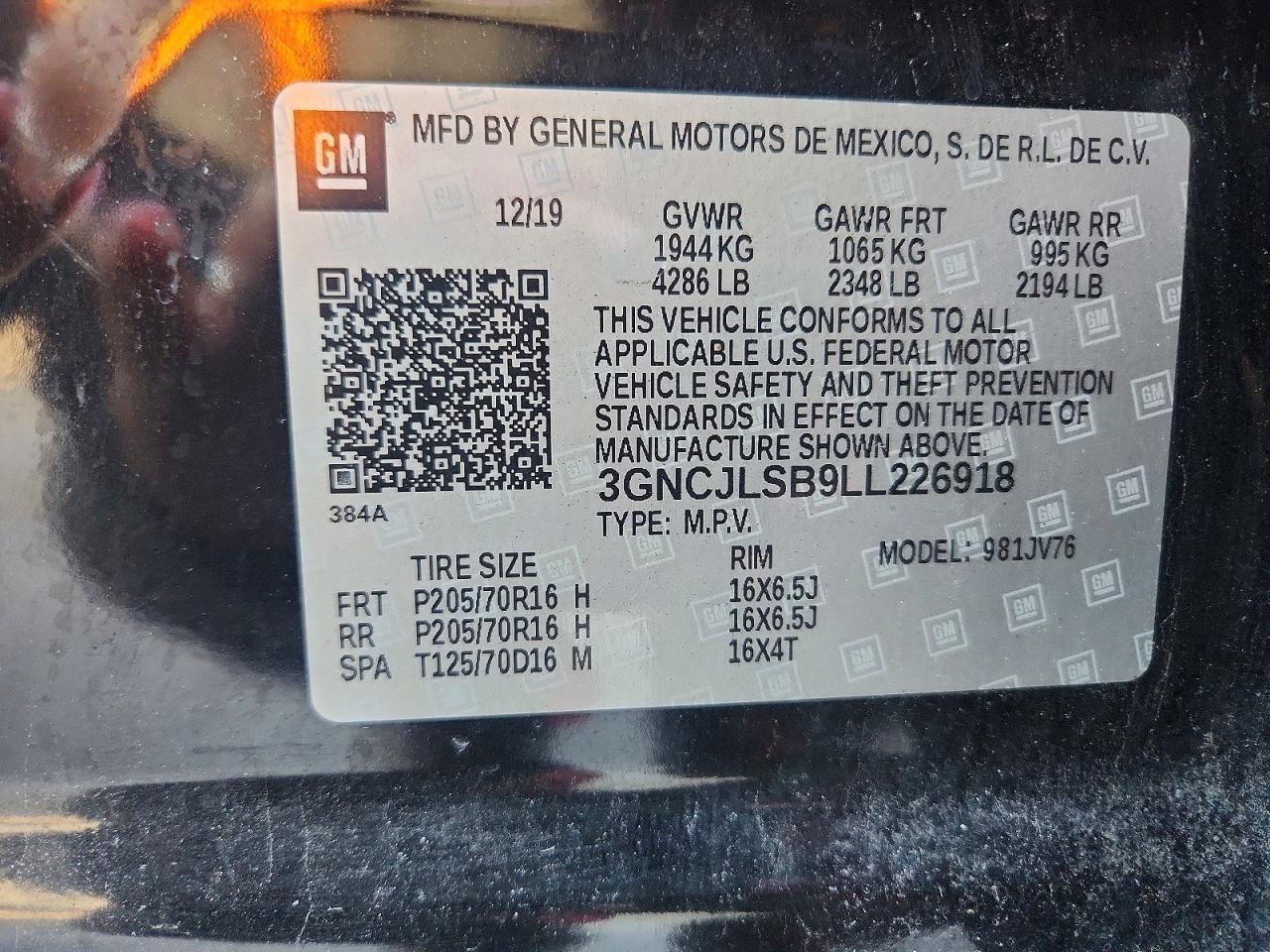 2020 Chevrolet Trax 1LT