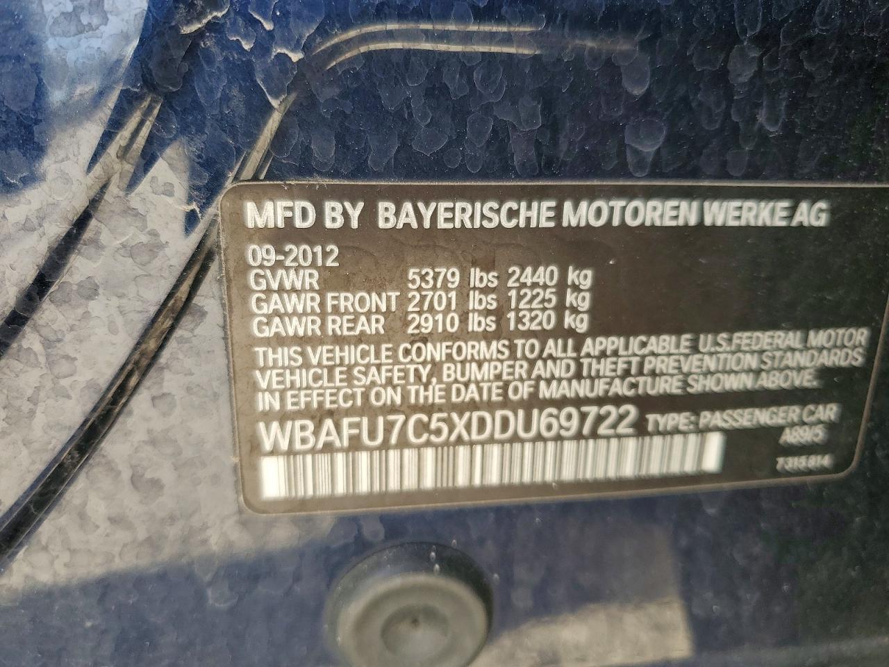 2013 BMW 535 xi