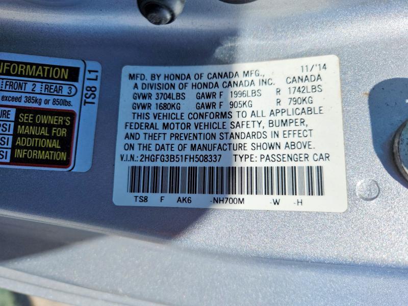 2015 Honda Civic lx