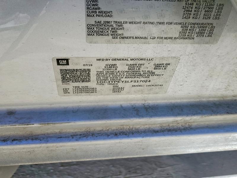 2020 Chevrolet Silverado K2500 Heavy Duty ltz