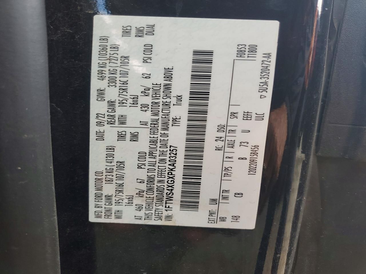 2023 Ford Transit 350 HD Delivery Van