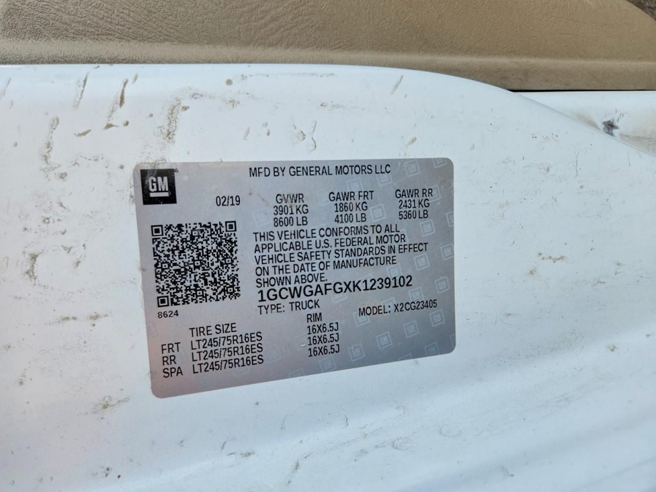 2019 Chevrolet Express 2500 Delivery van