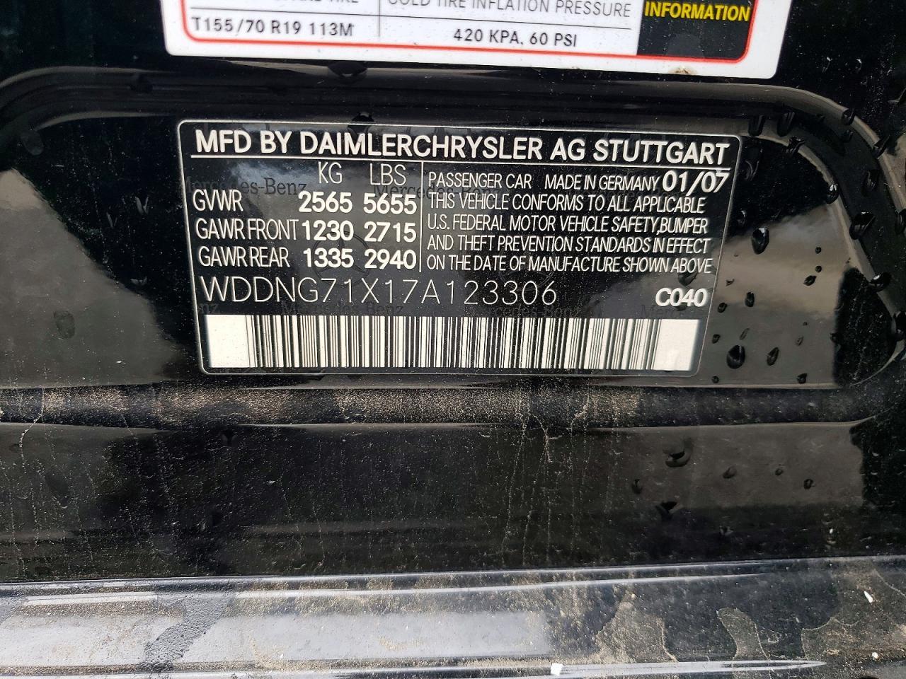 2007 Mercedes-Benz S 550