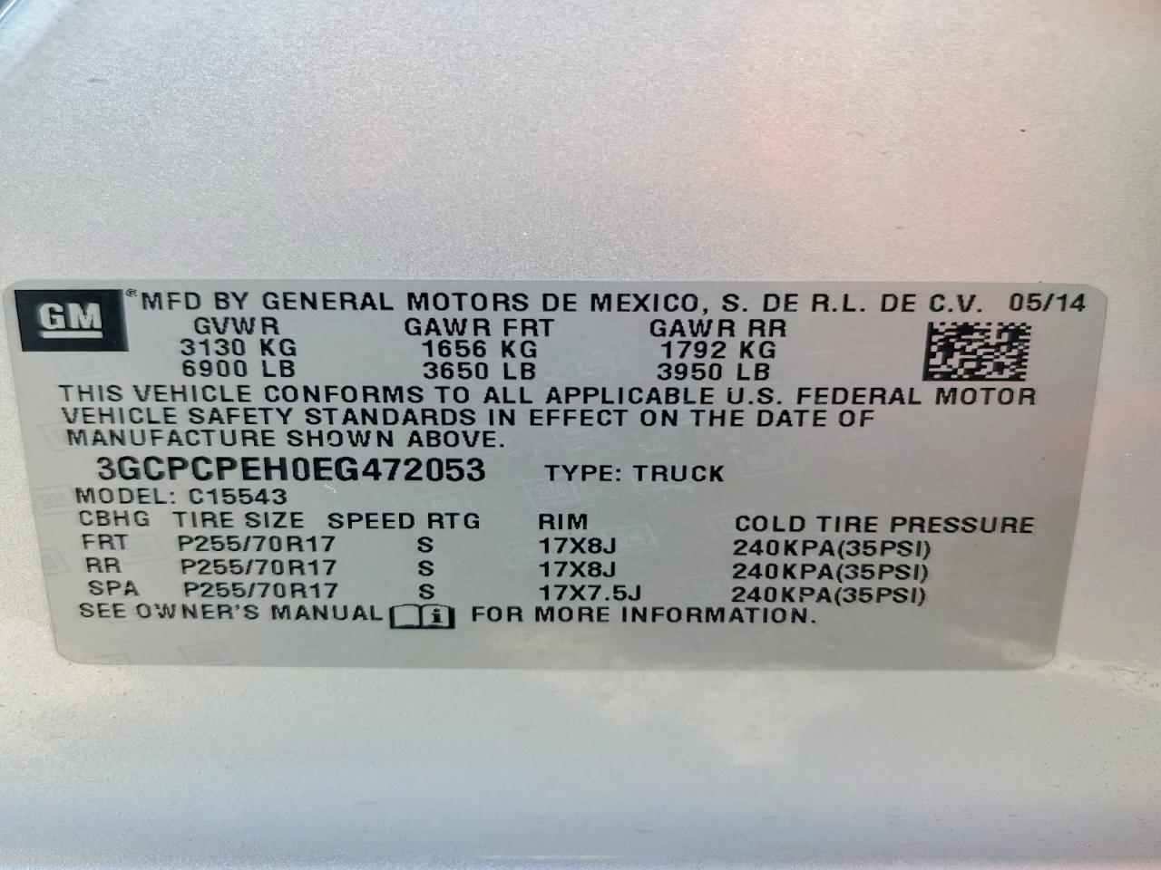 2014 Chevrolet Silverado C1500