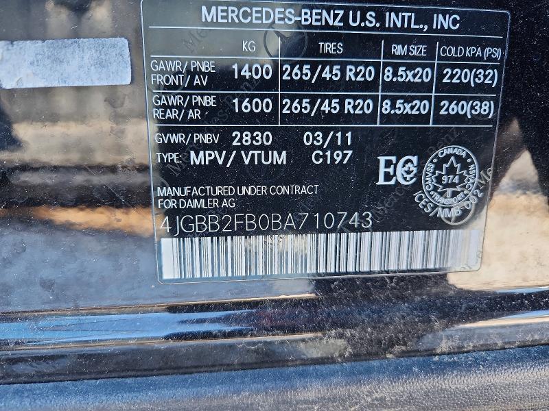 2011 Mercedes-Benz Ml 350 Bluetec