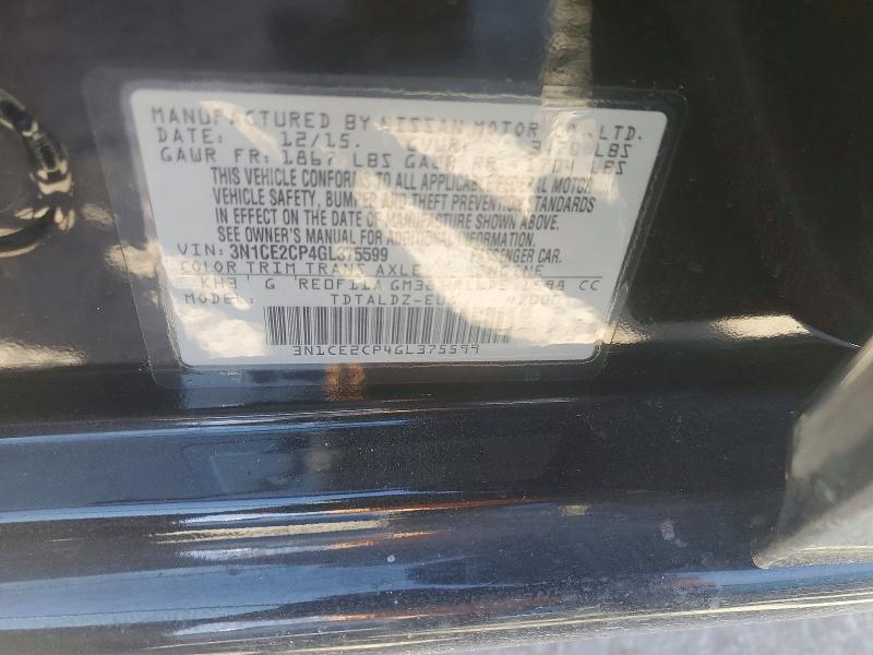 2016 Nissan Versa Note sv