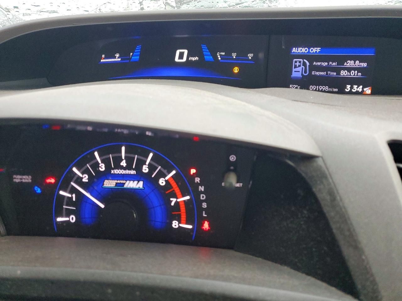 2012 Honda Civic Hybrid l