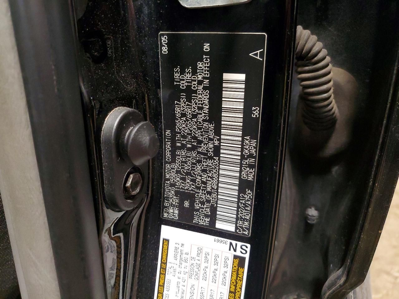 2006 Toyota 4runner SR5